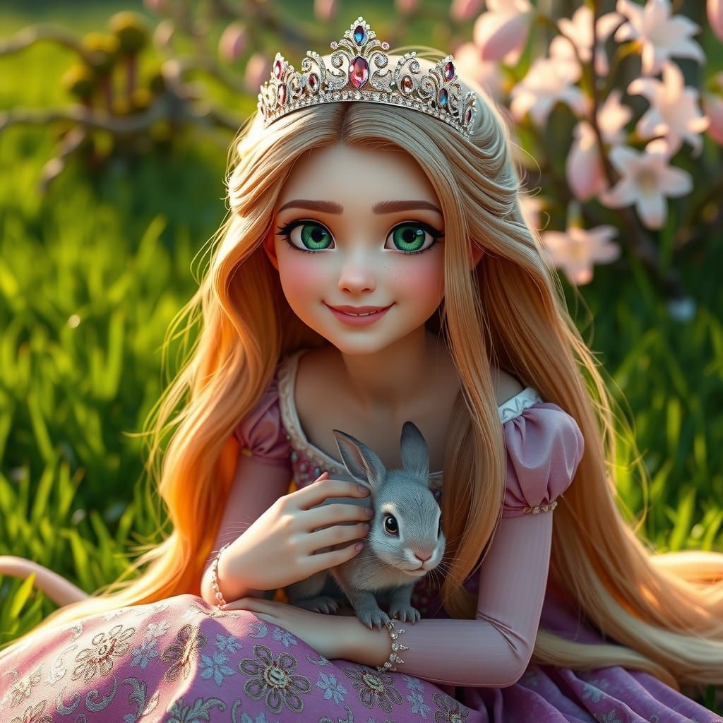 Disney Princess in Spring Bloom