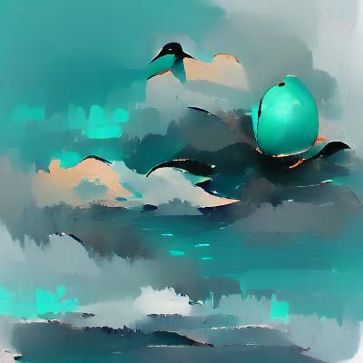 Abstract Image of the Color Teal