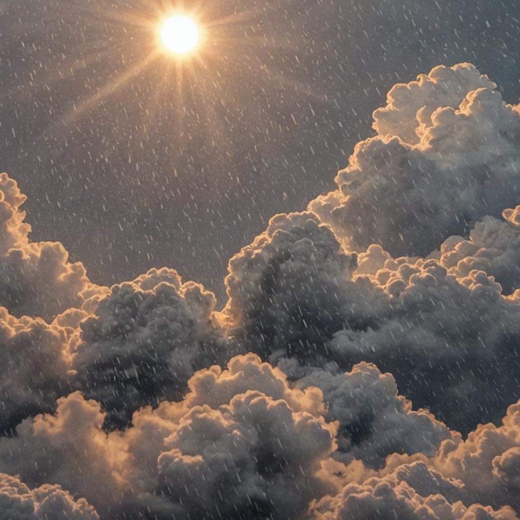 Brooding Storm Clouds Block the Sun