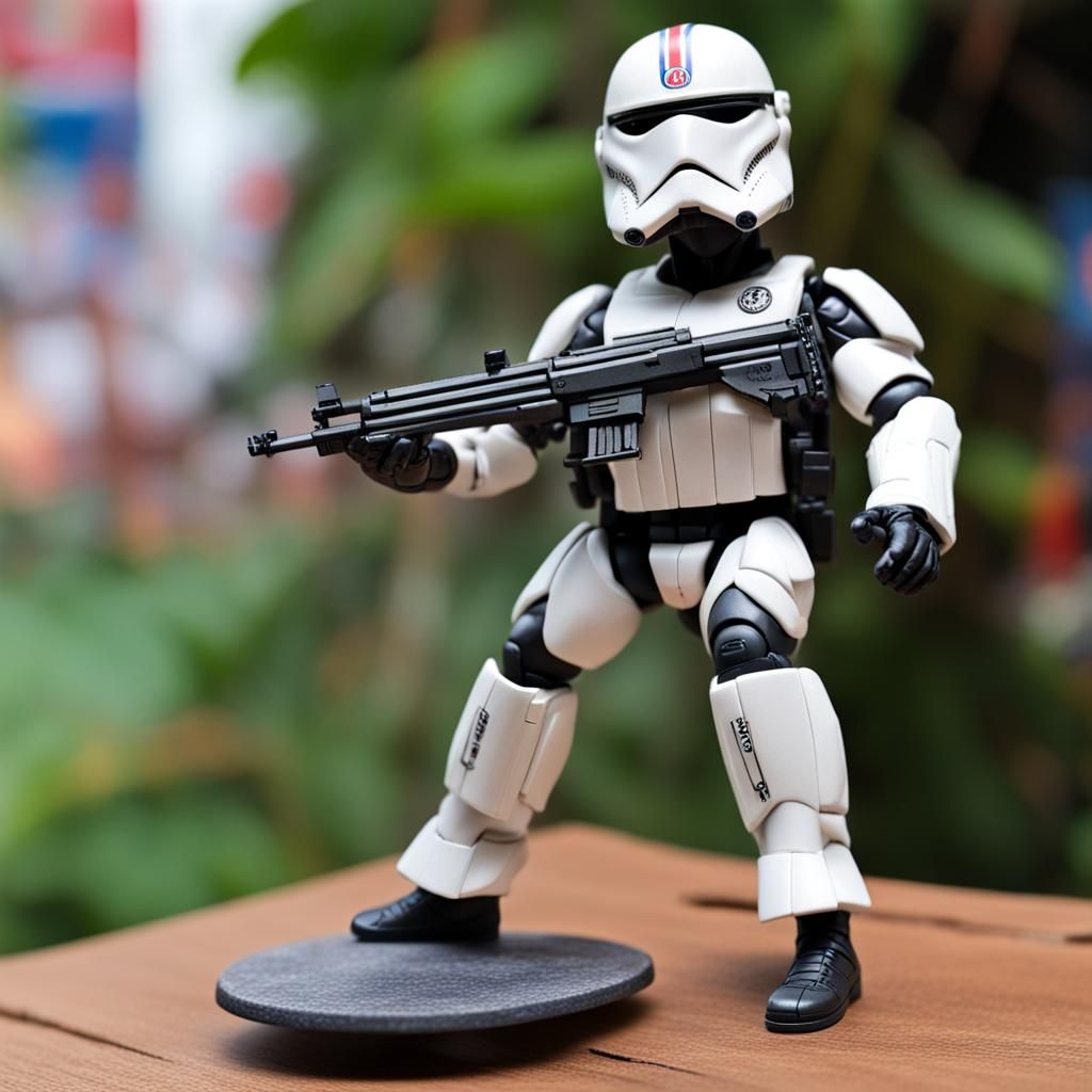 Paraguayan Action Figure Render