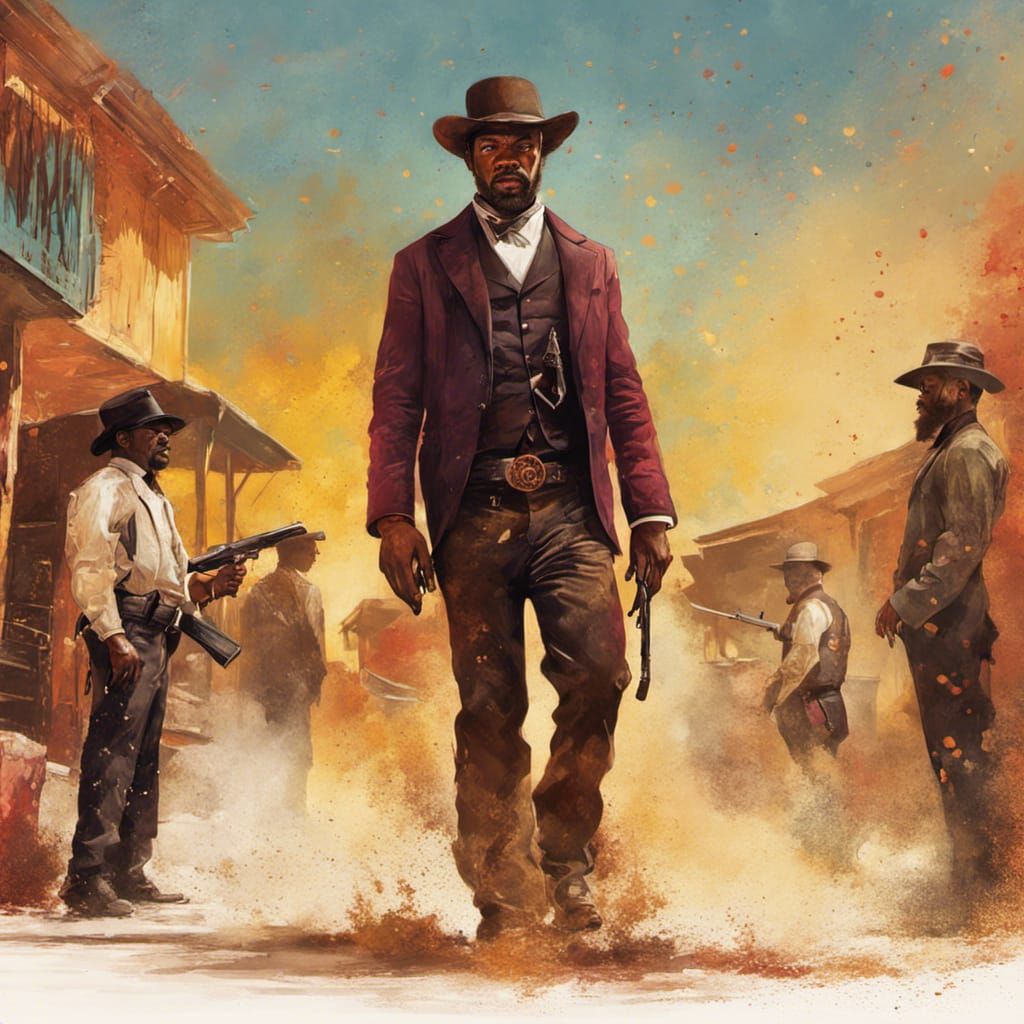 Hyperrealistic Django Unchained Concept Art