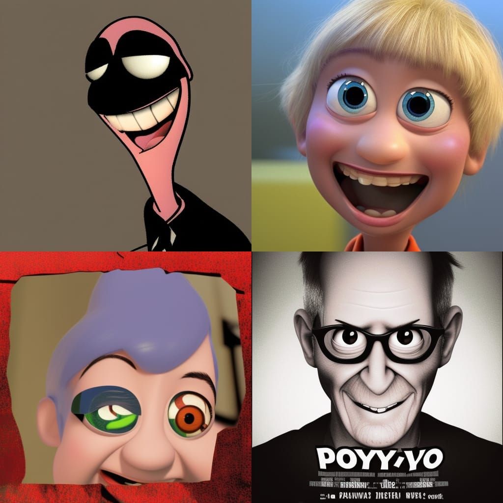Pixar's Psycho AI Image