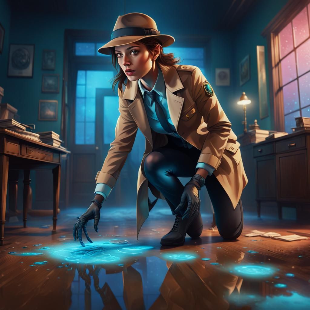 Bioluminescent Crime Scene Investigation: Hyperrealistic Det...