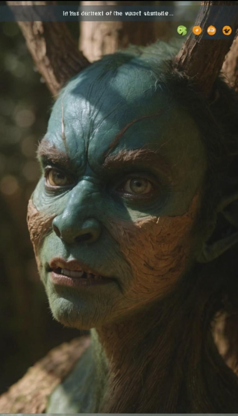 Tree Monster Generated by AI