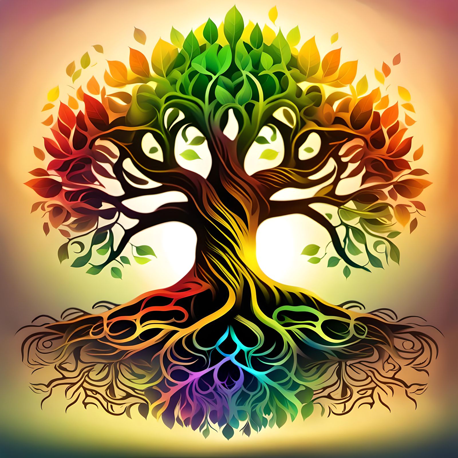 Rainbow Tree of Life