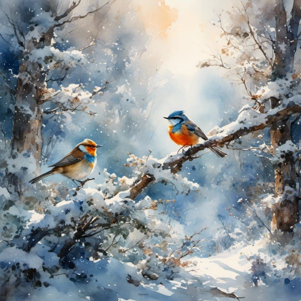 winter birds