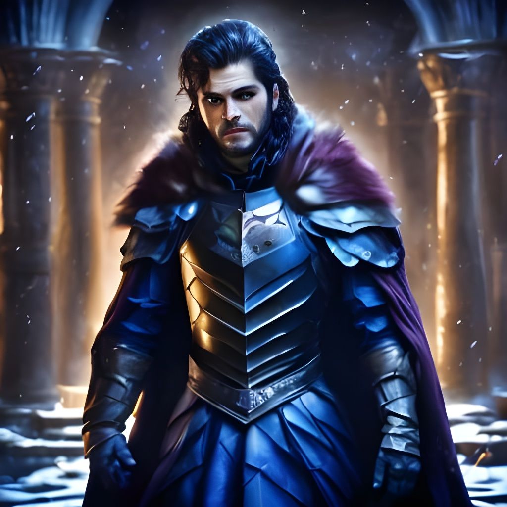 Ancient Roman Knight John Snow in Fantasy Portrait