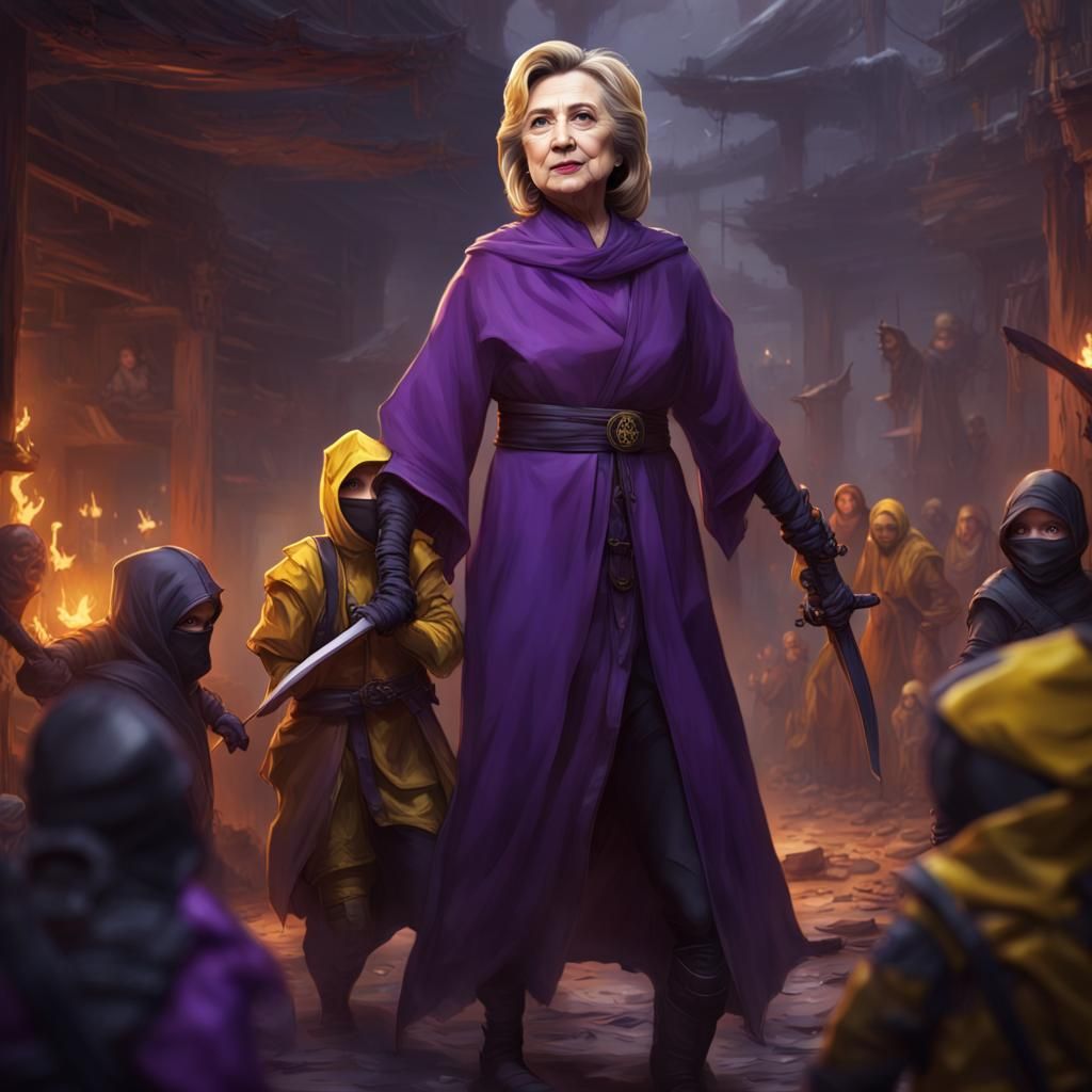 Ninja Stealing, Dark Fantasy Concept Art