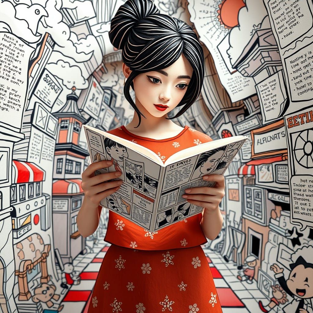 Comic Book Realism Meets Fine Art