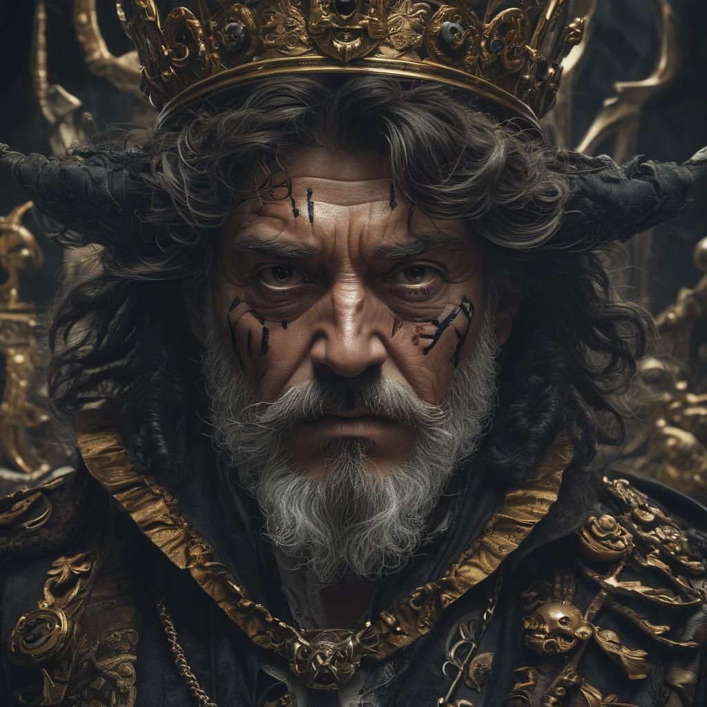 King of Pirates Portrait in Dutch Masters Style