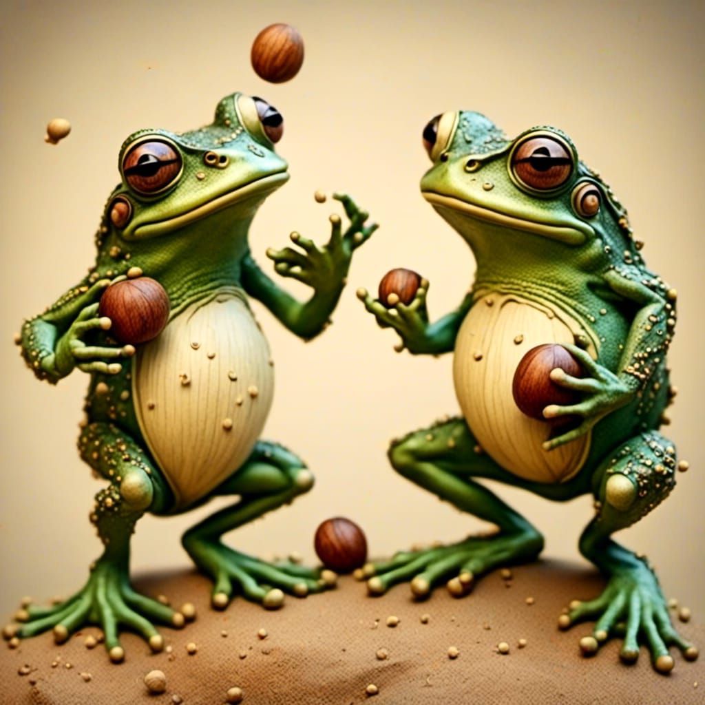 Frogs can't juggle