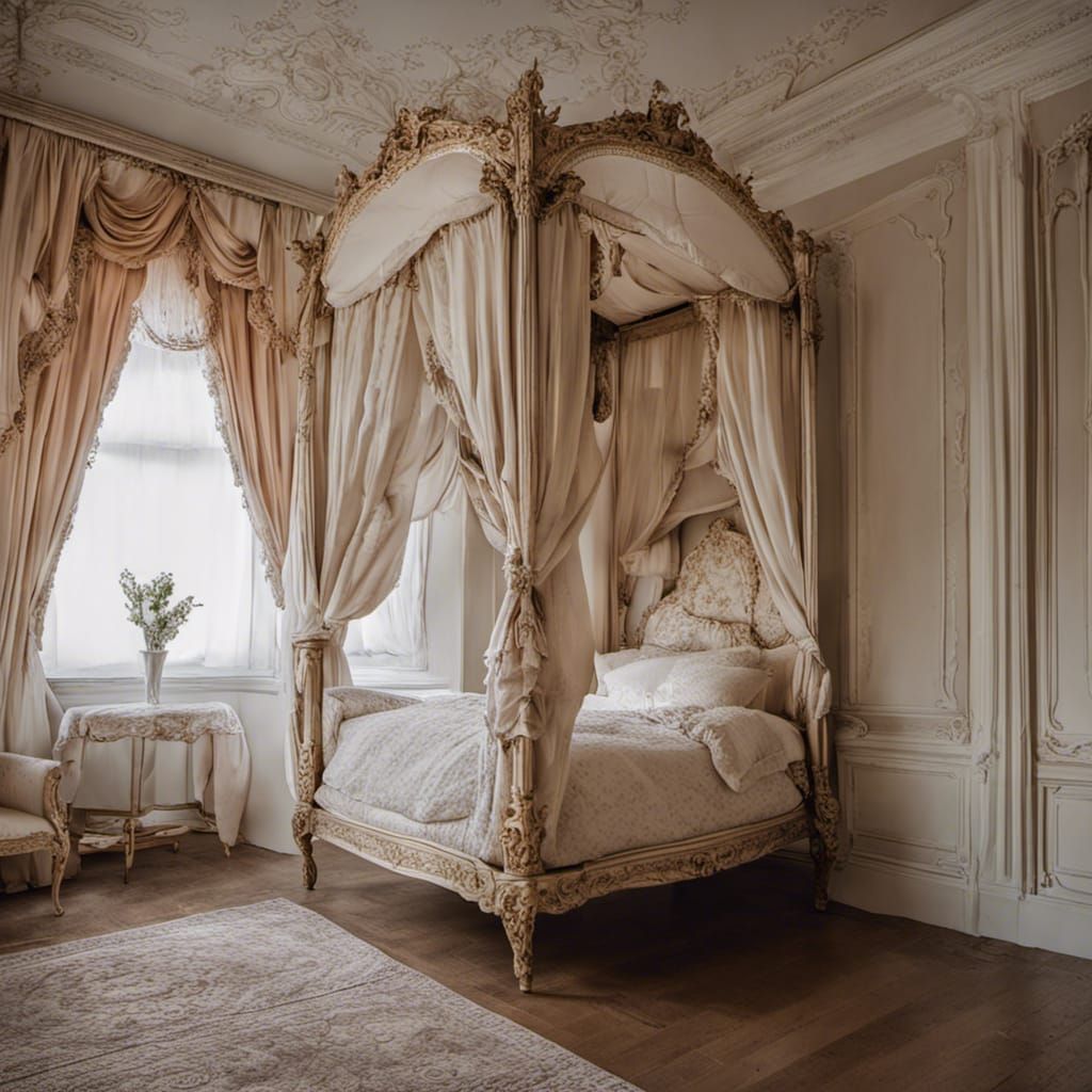 Rococo Bedroom Scene with Swing