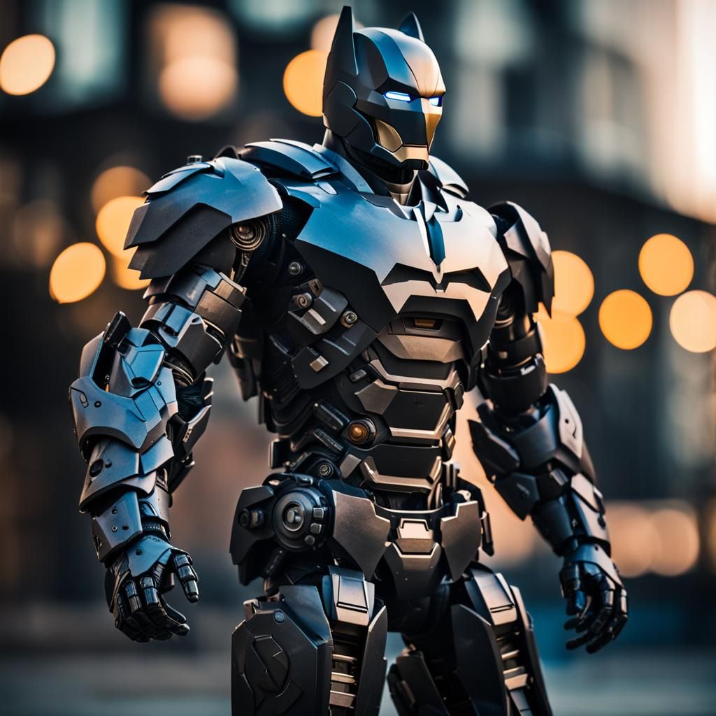 Futuristic Military Robotic Armor Prototype in Professional ...