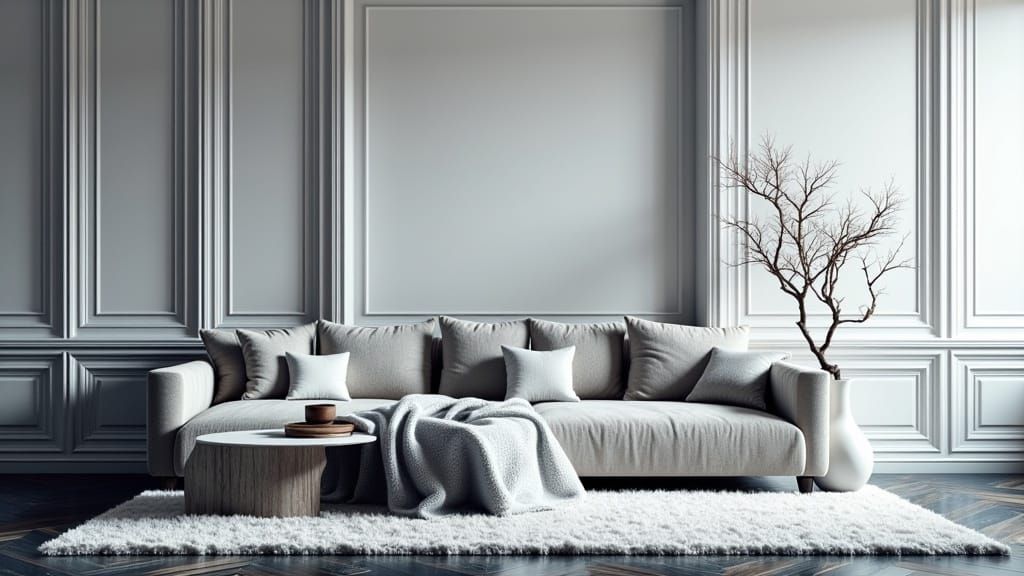 Dark and Mysterious Abandoned White Room