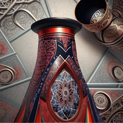 Vibrant 3D Kaleidoscope of Fractal Mandalas