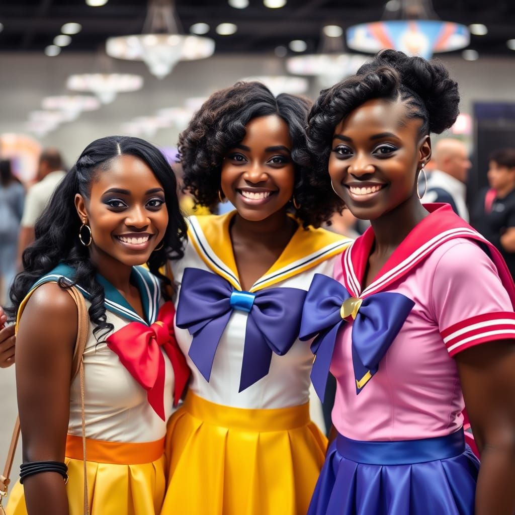 Sailor Moon Cosplay at Convention: Professional Photography