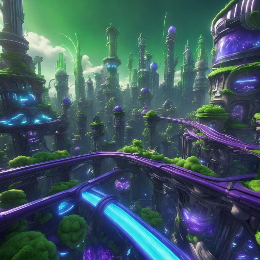 Sonic Style City Level in Unreal Engine 5