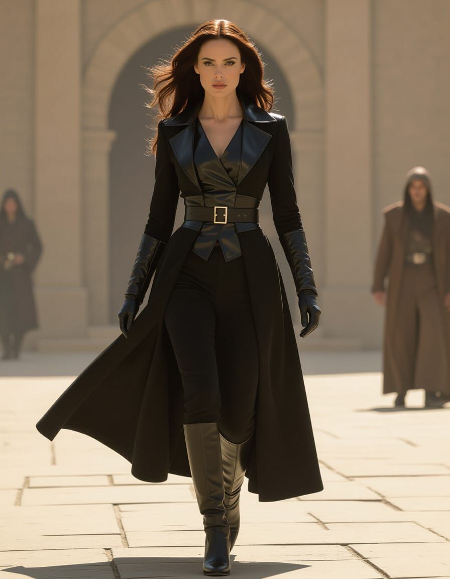 Mystic from X-Men as Fashion Model