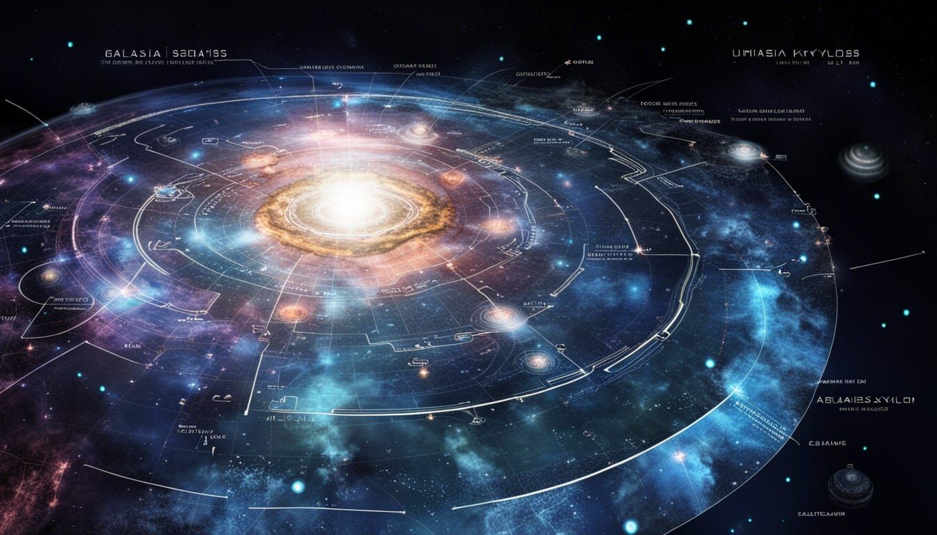 Galaxias Kyklos: Cyberpunk Galaxy Map