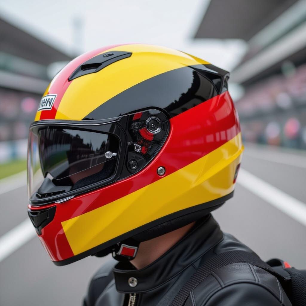 Germany Flag Motorcycle Helmet