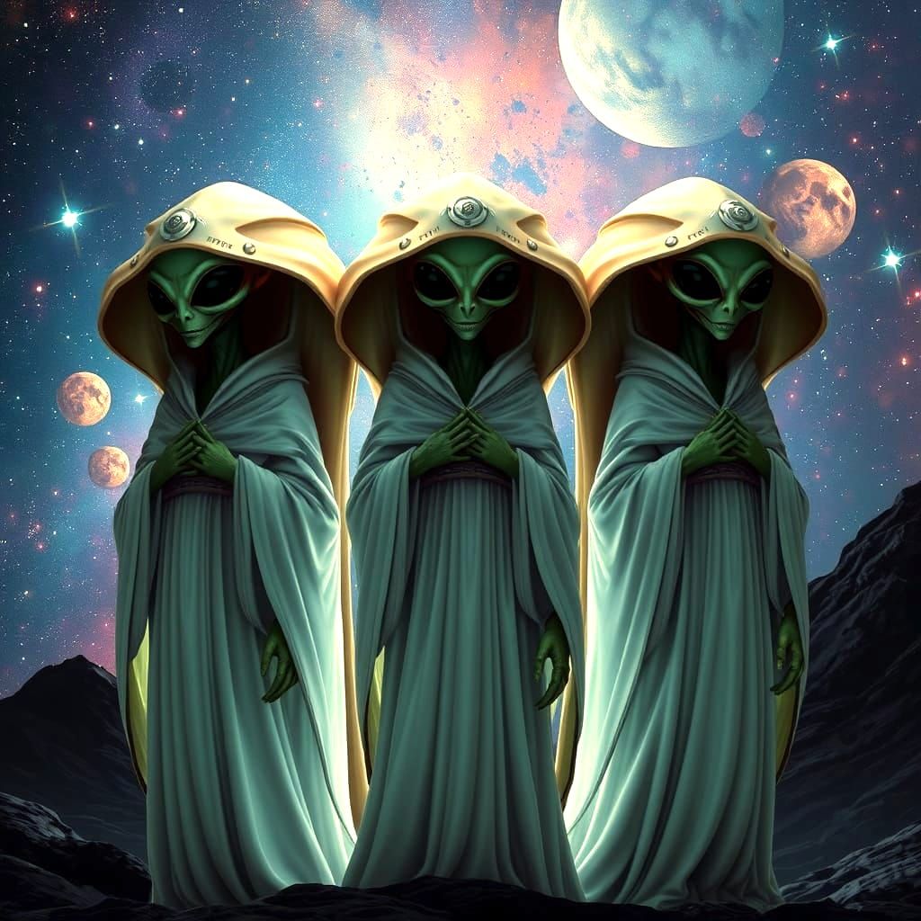 Reverential Extraterrestrial Triplets