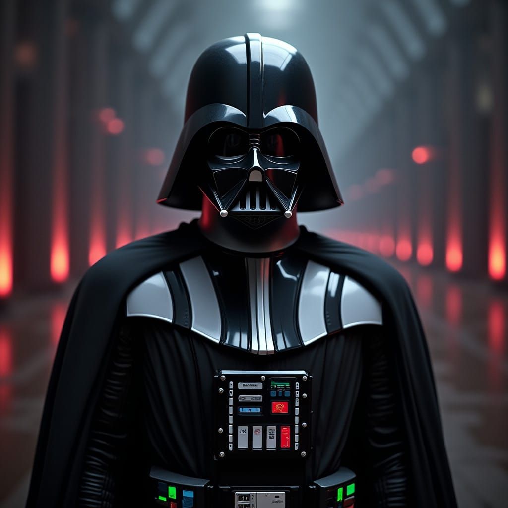 Darth Vader in Cinematic Hyperrealism