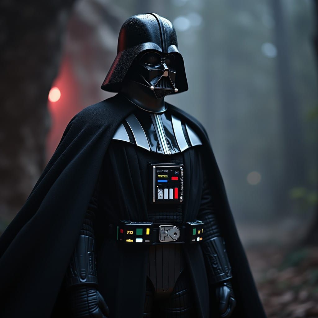 Dark Lord of the Sith in Cinematic Atmosphere