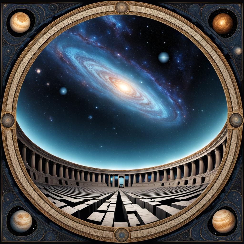 In the vast expanse of the cosmos