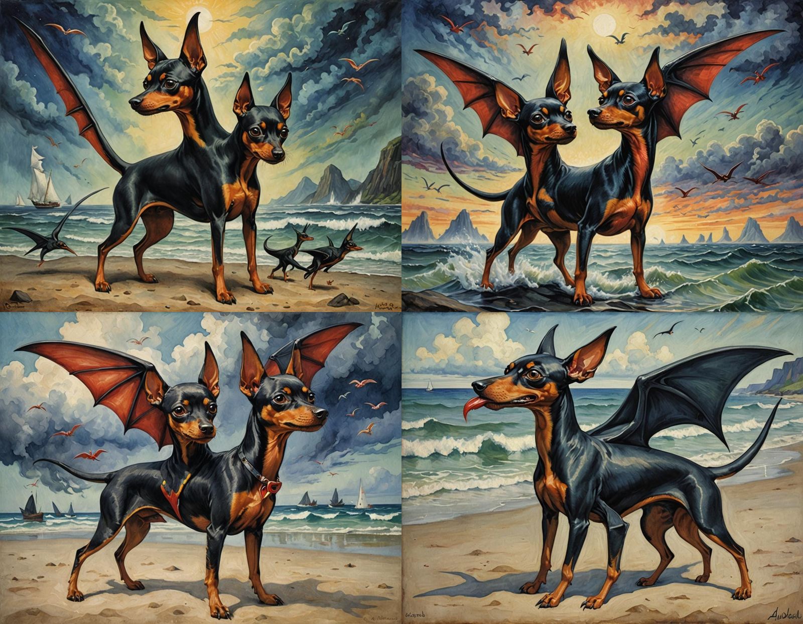 Hybrid Pinscher Pterodactyl Krakatoa Vivisection, Expression...