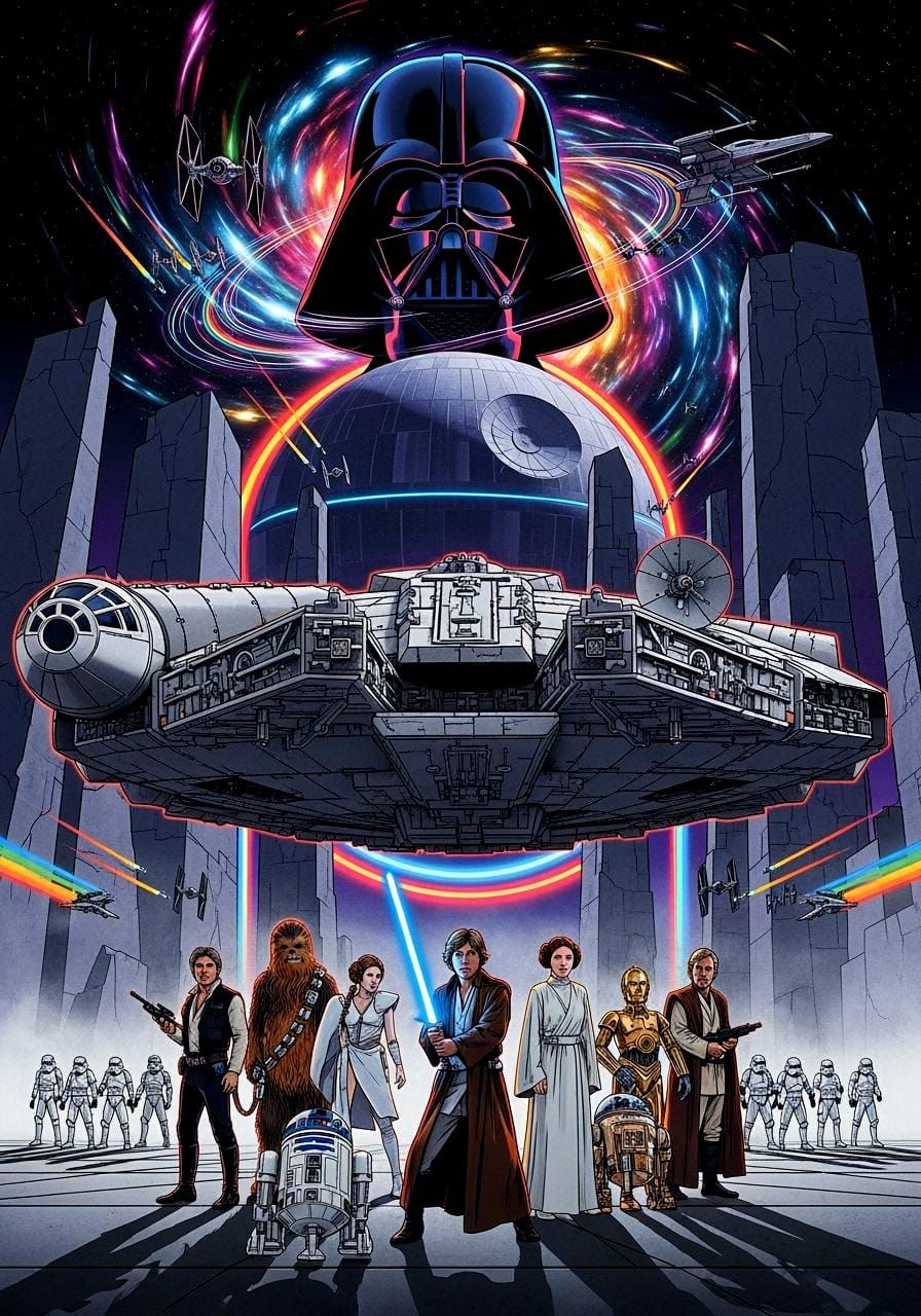 “The Galaxy’s Most Dramatic Entrance (Featuring One Very Large Ship)”