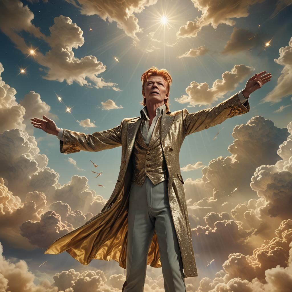 David Bowie Ascends to Heaven: Digital Matte Painting