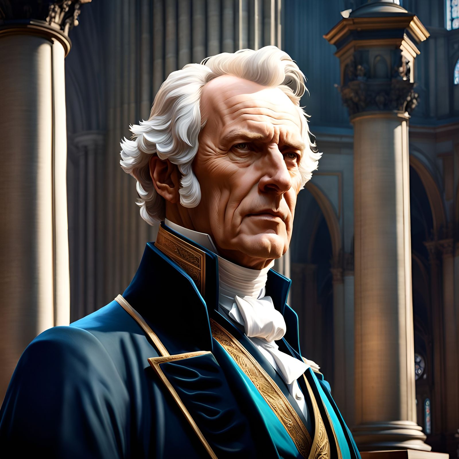 Wilhelm von Humboldt Portrait in 19th Century Berlin