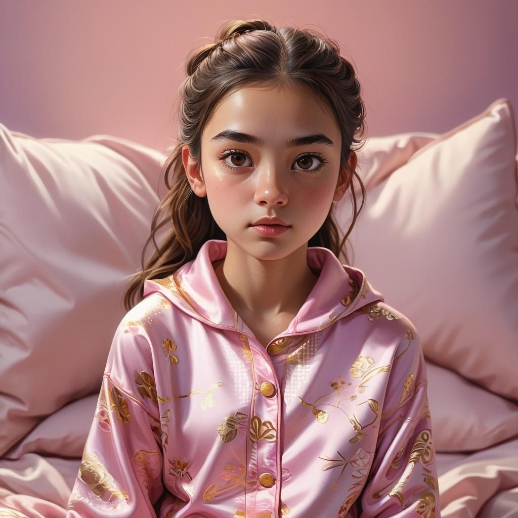 Detailed Portrait of a Girl in Artgerm Style