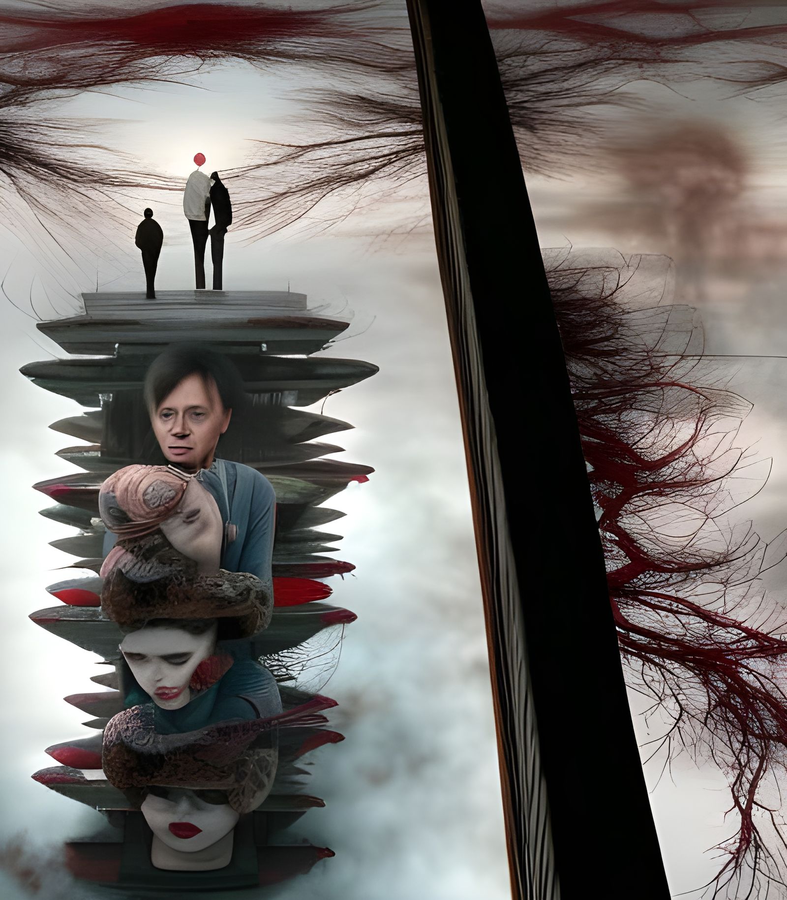 Surreal Colossus in Stop-Motion Photograph