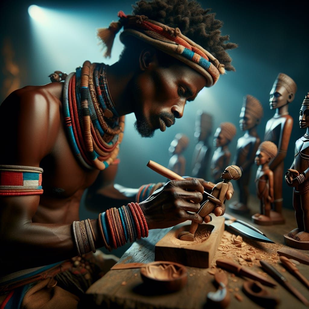 man from the Makon tribe in East Africa