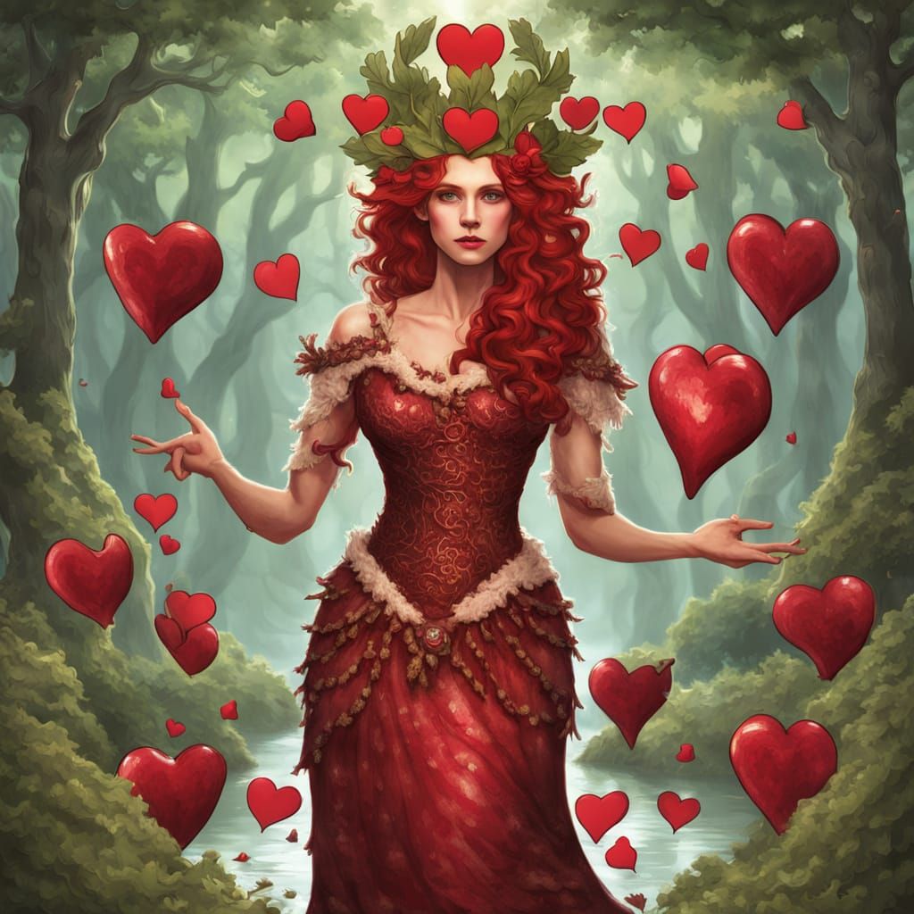 Dryad Queen of Hearts
