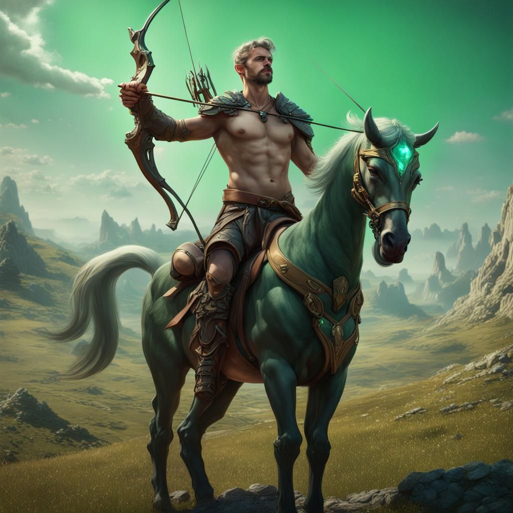 Centaur Archer with Crystal Amulet