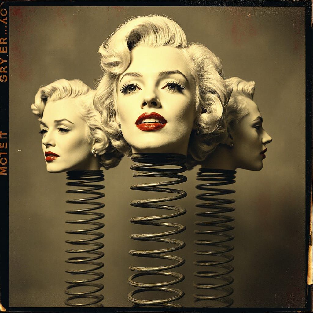 Surrealist Marilyn Monroe Spring Art