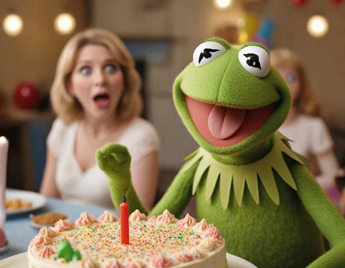 Kermit's birthday 4