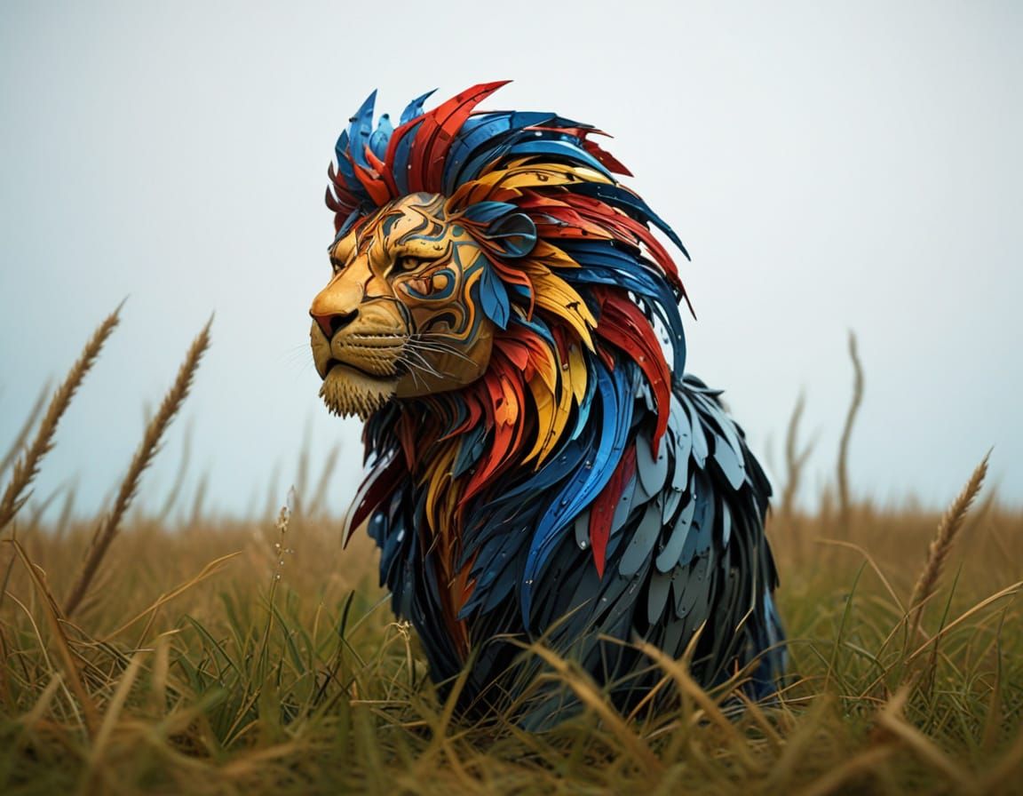 Surrealistic Abstract Art with Intricate Details