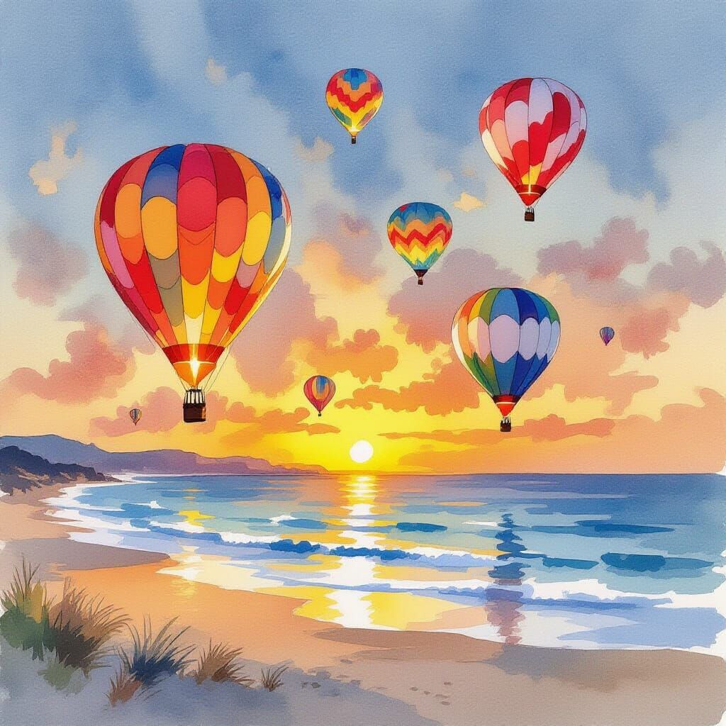 Hot air balloon race