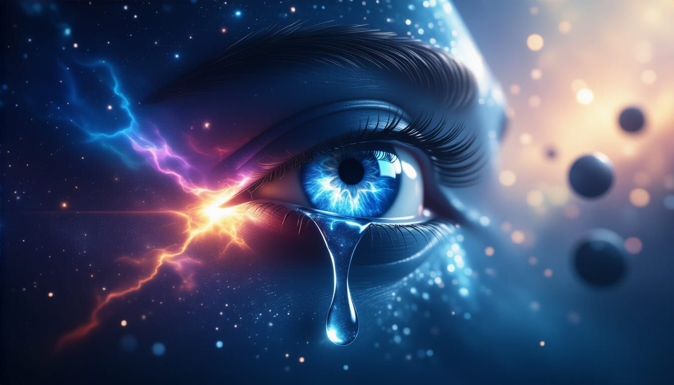 Celestial Being's Tear Births Galaxies in Hyper-Realistic Ar...