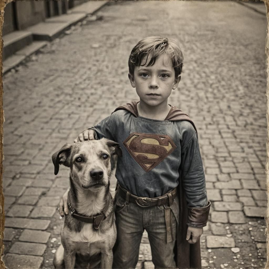 Superboy and his dog