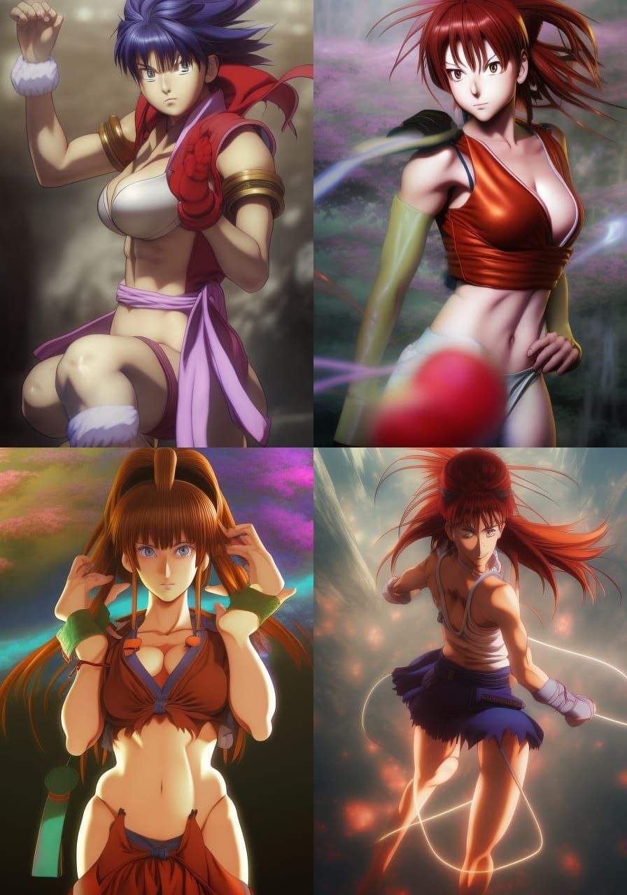 Marissa in Street Fighter 6 Style Anime Artwork
