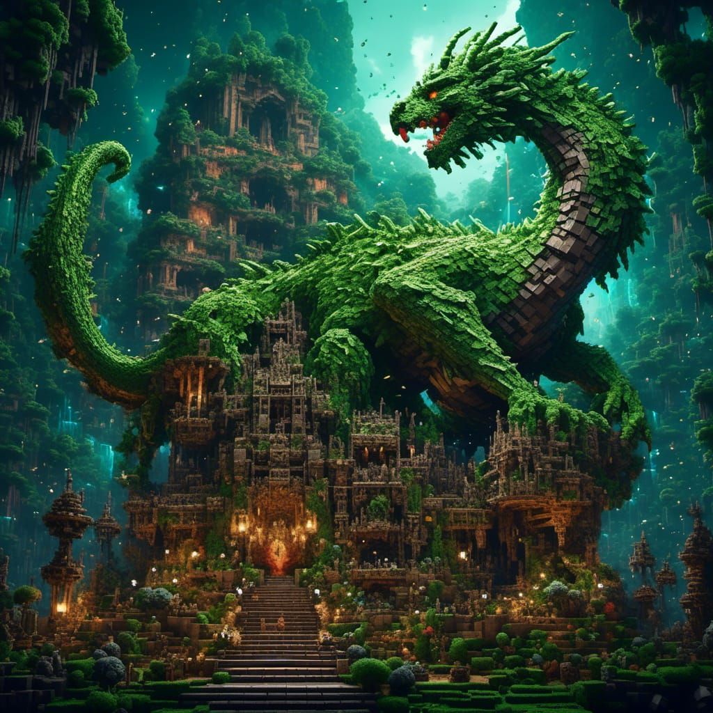 Earth Dragon Queen: Hyper-Maximalist Cinematic Painting