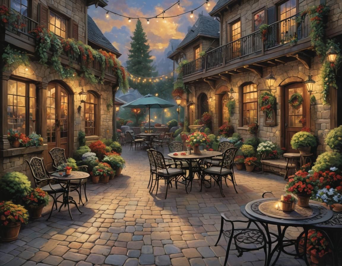 Patio as Luminist Painting