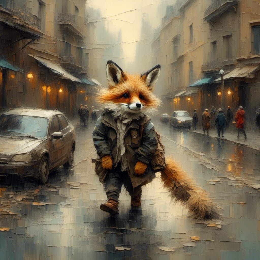 Red Fox in the City
