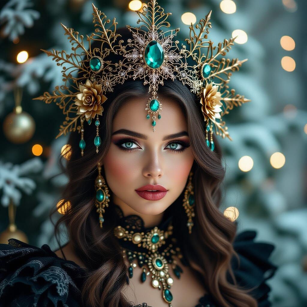 Voidcore Shaman Woman with Gothica Headdress