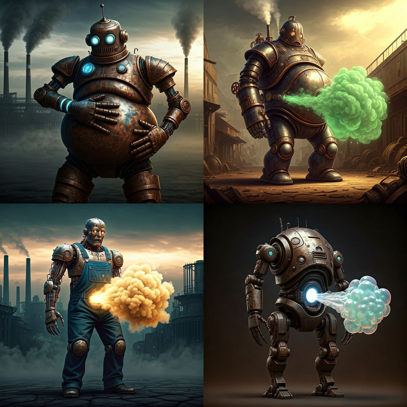 Humorous AI Robot Farting