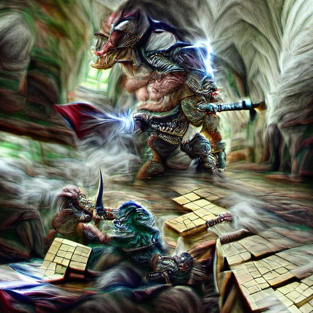 Dragonborn Barbarian vs Gnome Sorcerer: D&D Battle